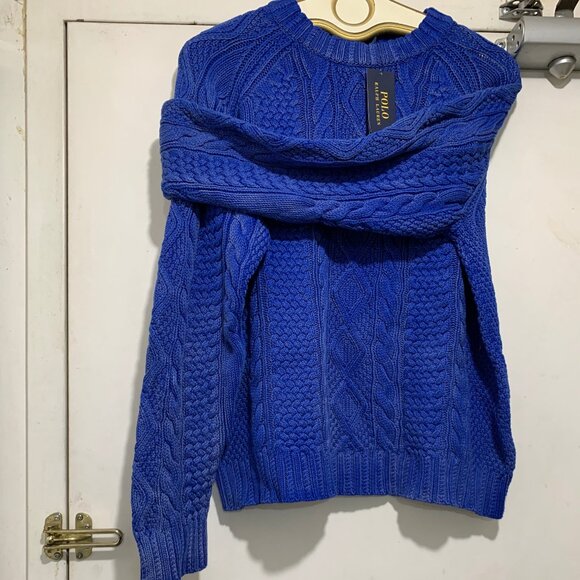 NEW POLO RALPH LAUREN CHUNKY KNITTED SWEATERS  SIZE XXL - Picture 4 of 15